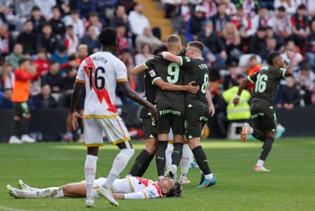 Savio (right) celebrates scoring his team’s second goal.