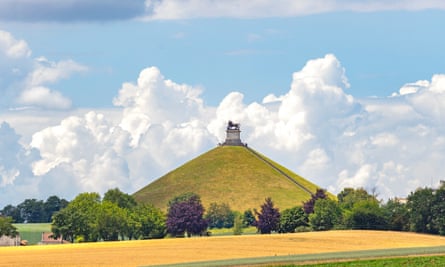 The Lion’s Mound was built in the 1820s.