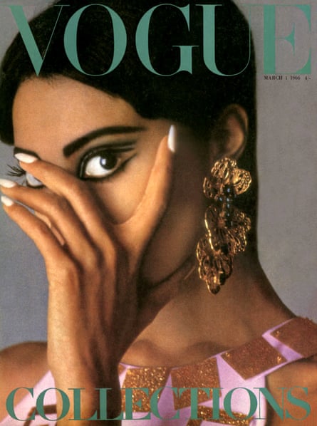 Vogue March 1966 Collections Cover featuring Donyale Luna