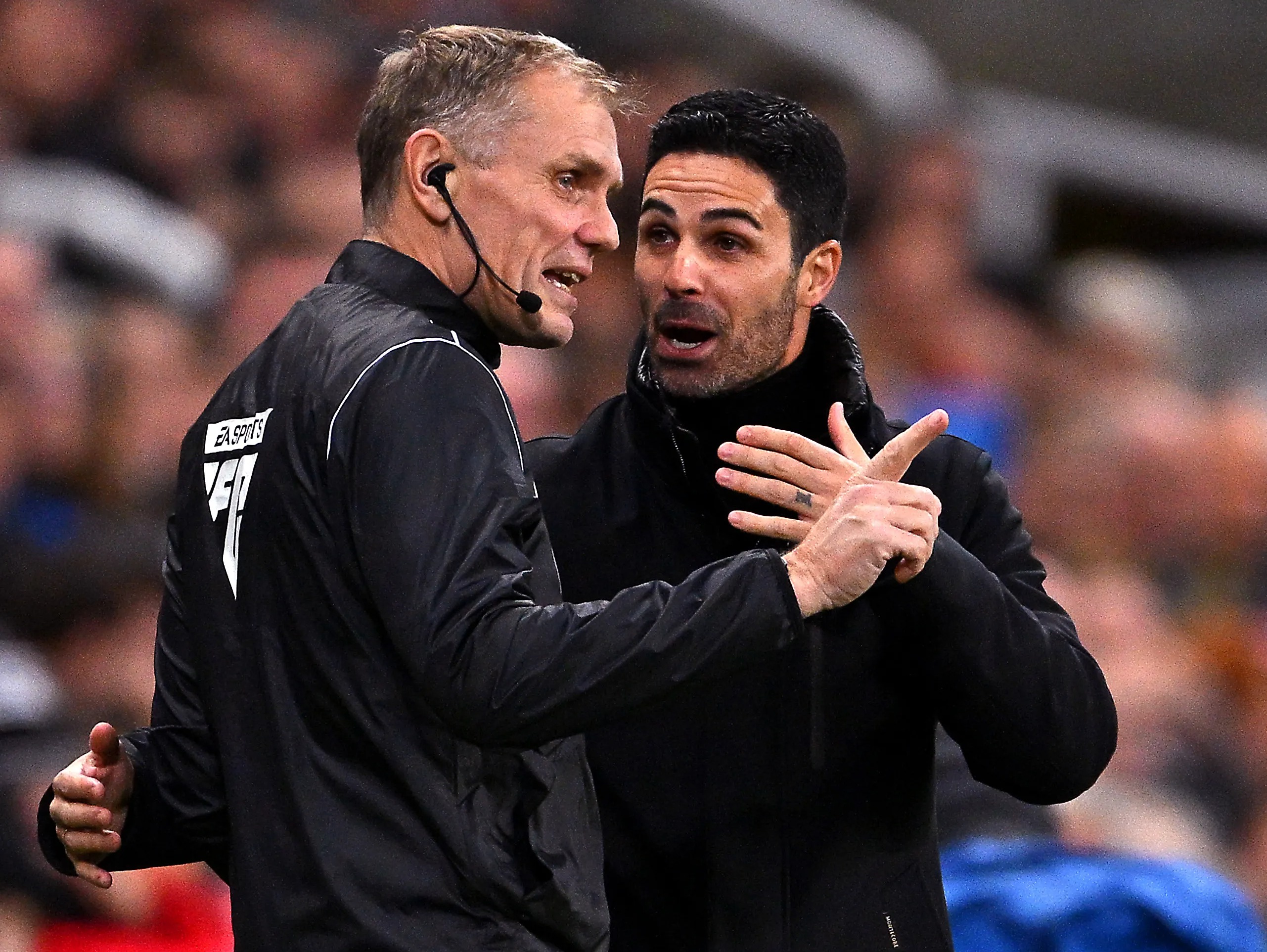 Mikel Arteta raged at the officials during and after Arsenal's loss to Newcastle