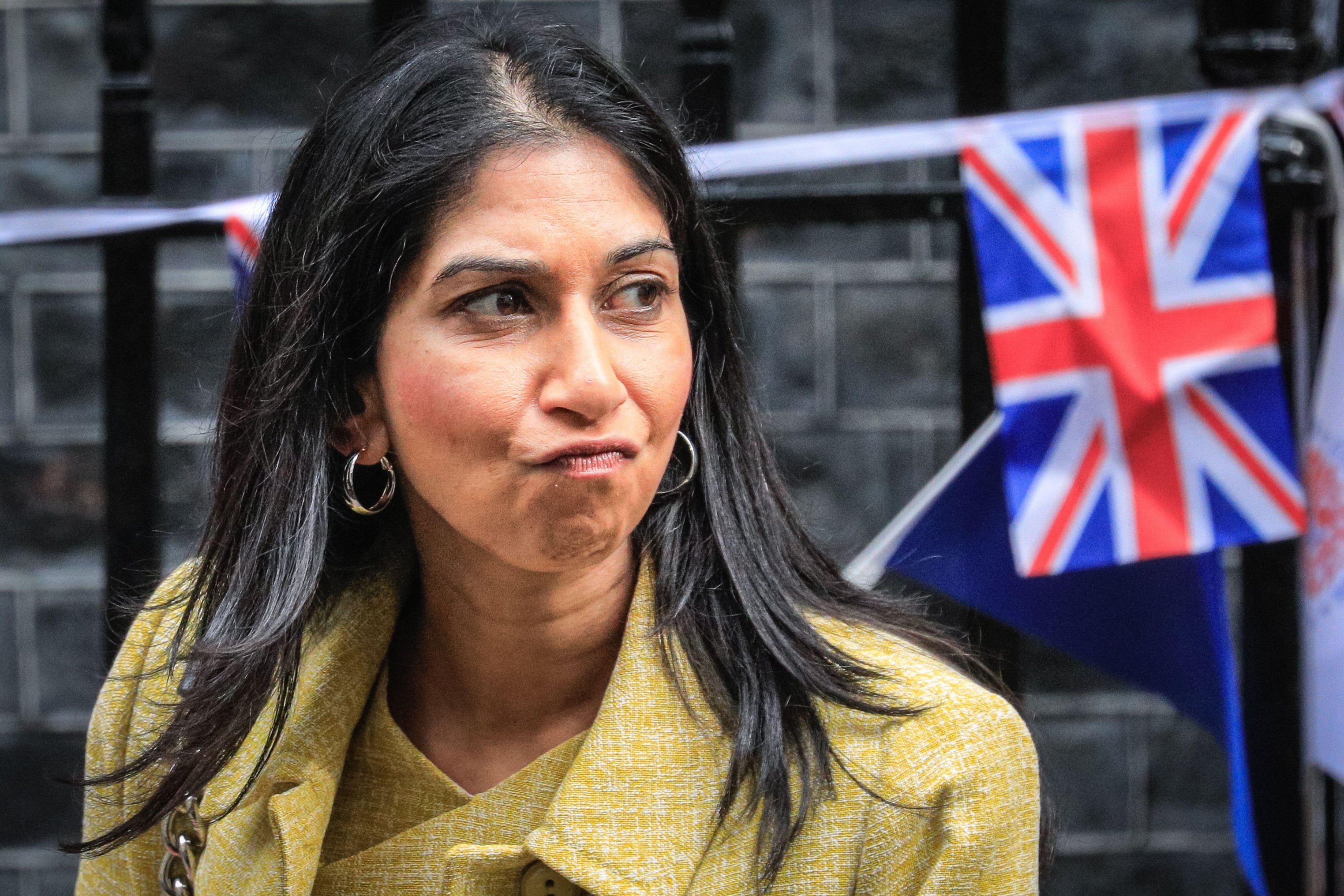Suella Braverman has been disowned by the PM after she claimed senior police officers 'play favourites' with left-wing protesters